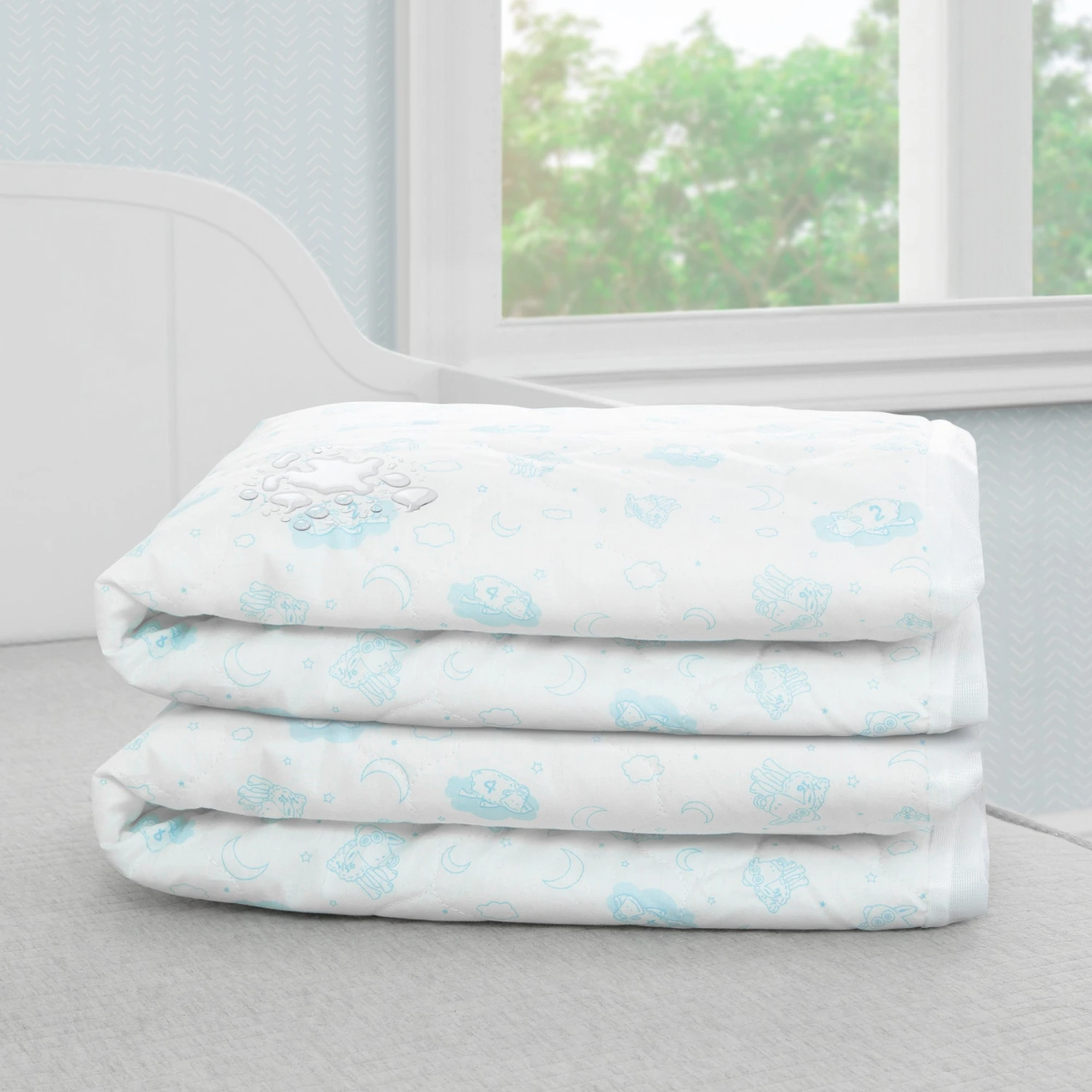 Deluxe Crib Mattress Pad - 2 Pack 7 Deluxe Crib Mattress Pad - 2 Pack - Image 7