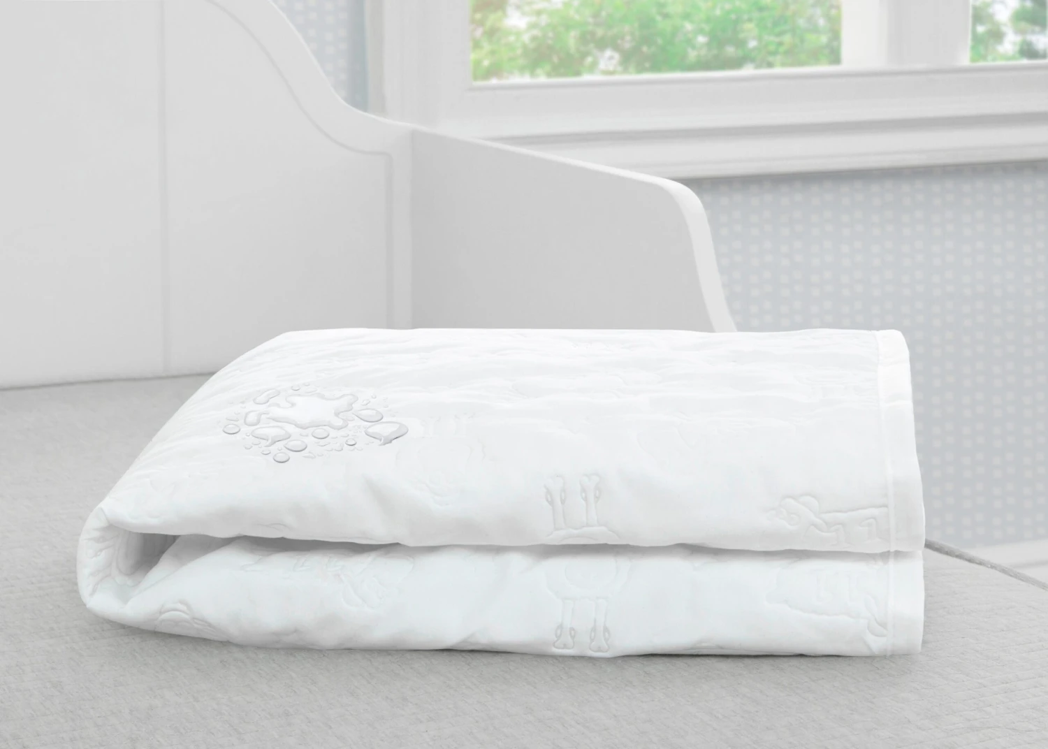 Crib Mattress Liner Pads (Pack Of 2)| Extra Protection For Baby’s Crib With Nanotex Technology| 100% Waterproof (White) 1 Crib Mattress Liner Pads (Pack Of 2)| Extra Protection For Baby’s Crib With Nanotex Technology| 100% Waterproof (White)