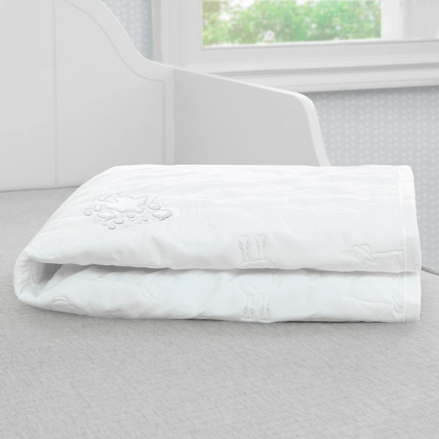 Crib Mattress Liner Pads (Pack Of 2)| Extra Protection For Baby’s Crib With Nanotex Technology| 100% Waterproof (White) 6 Crib Mattress Liner Pads (Pack Of 2)| Extra Protection For Baby’s Crib With Nanotex Technology| 100% Waterproof (White) - Image 6