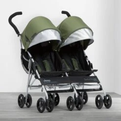 Jeep TurboGlyde Plus Side By Side Double Stroller -Delta Children Sales Store 11509 2182 Jeep TurboGlyde Side by Side Plus Olive Green Lifestyle 101