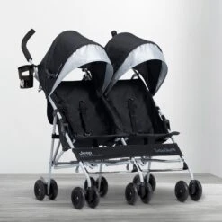 Jeep TurboGlyde Side By Side Double Stroller 11 Jeep TurboGlyde Side By Side Double Stroller -Delta Children Sales Store 11650 001 Jeep TurboGlyde Side by Side Stroller Black Lifestyle 101