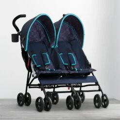 Delta Children LX Side By Side Stroller 31 Delta Children LX Side By Side Stroller -Delta Children Sales Store 11701 406 LX Side by Side Stroller NightSky Lifestyle 101
