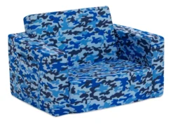 Delta Children Cozee Flip-Out Chair - 2-in-1 Convertible Chair To Lounger For Kids 32 Delta Children Cozee Flip-Out Chair - 2-in-1 Convertible Chair To Lounger For Kids -Delta Children Sales Store 208220 5061 Cozee Chair Blue Camo Silo 02 scaled