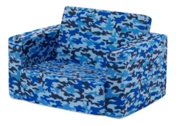 Delta Children Cozee Flip-Out Chair - 2-in-1 Convertible Chair To Lounger For Kids 33 Delta Children Cozee Flip-Out Chair - 2-in-1 Convertible Chair To Lounger For Kids -Delta Children Sales Store 208220 5061 Cozee Chair Blue Camo Silo 03 scaled