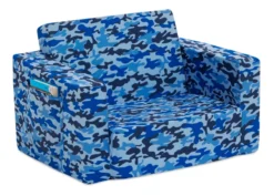 Delta Children Cozee Flip-Out Chair - 2-in-1 Convertible Chair To Lounger For Kids 34 Delta Children Cozee Flip-Out Chair - 2-in-1 Convertible Chair To Lounger For Kids -Delta Children Sales Store 208220 5061 Cozee Chair Blue Camo Silo 08 scaled