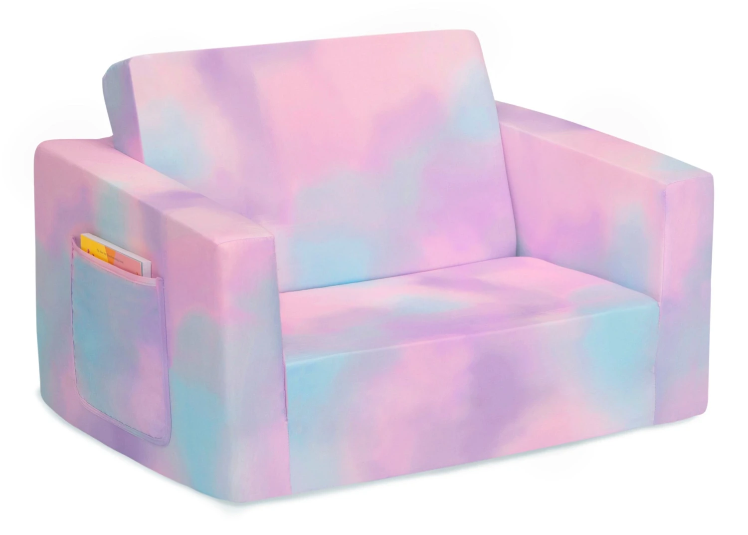 Delta Children Cozee Flip-Out Chair - 2-in-1 Convertible Chair To Lounger For Kids 4 Delta Children Cozee Flip-Out Chair - 2-in-1 Convertible Chair To Lounger For Kids - Image 4