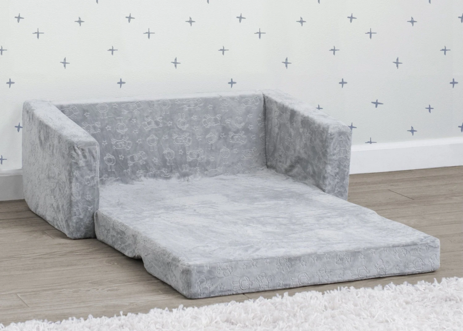 Serta Perfect Sleeper Extra Wide Convertible Sofa To Lounger - Comfy 2-in-1 Flip Open Couch/Sleeper For Kids 10 Serta Perfect Sleeper Extra Wide Convertible Sofa To Lounger - Comfy 2-in-1 Flip Open Couch/Sleeper For Kids - Image 10