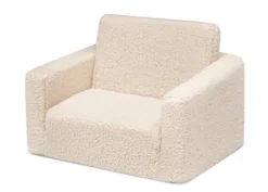 Delta Children Cozee Flip-Out Sherpa 2-in-1 Convertible Chair To Lounger For Kids 33 Delta Children Cozee Flip-Out Sherpa 2-in-1 Convertible Chair To Lounger For Kids -Delta Children Sales Store 208223 5030 Cozee Flip Out Chair Sherpa Cream Silo 03 scaled