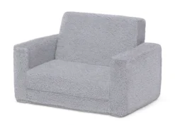 Delta Children Cozee Flip-Out Sherpa 2-in-1 Convertible Chair To Lounger For Kids 21 Delta Children Cozee Flip-Out Sherpa 2-in-1 Convertible Chair To Lounger For Kids -Delta Children Sales Store 208223 5031 Cozee Flip Out Sherpa Chair grey Silo 03 scaled