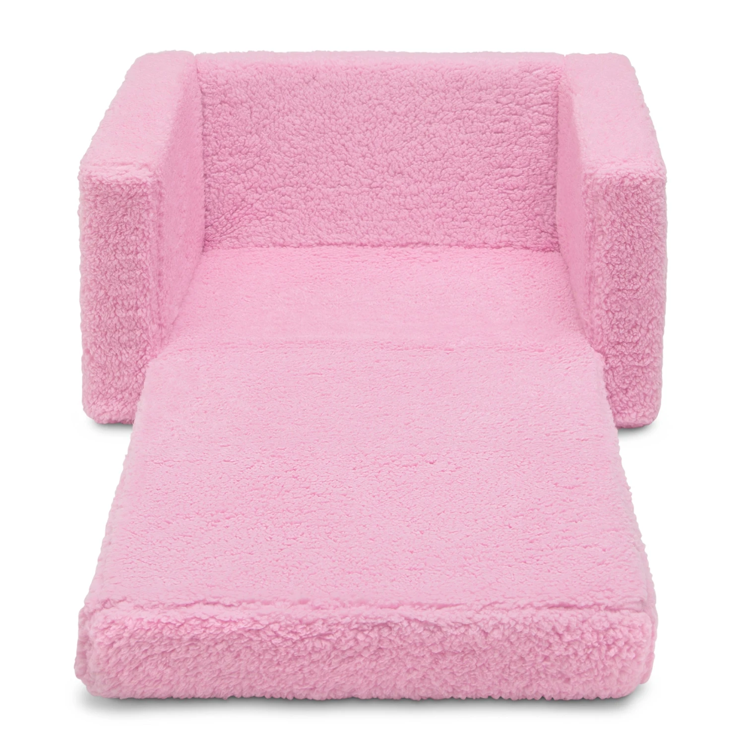 Delta Children Cozee Flip-Out Sherpa 2-in-1 Convertible Chair To Lounger For Kids 11 Delta Children Cozee Flip-Out Sherpa 2-in-1 Convertible Chair To Lounger For Kids - Image 11