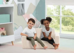 Delta Children Cozee Flip-Out Sherpa 2-in-1 Convertible Sofa To Lounger For Kids 28 Delta Children Cozee Flip-Out Sherpa 2-in-1 Convertible Sofa To Lounger For Kids -Delta Children Sales Store 208223W 5030 Sherpa Sofa Cream Lifestyle 02 scaled