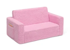 Delta Children Cozee Flip-Out Sherpa 2-in-1 Convertible Sofa To Lounger For Kids 39 Delta Children Cozee Flip-Out Sherpa 2-in-1 Convertible Sofa To Lounger For Kids -Delta Children Sales Store 208223W 5032 Cozee Flip out Sofa Sherpa Pink Silo 24 scaled