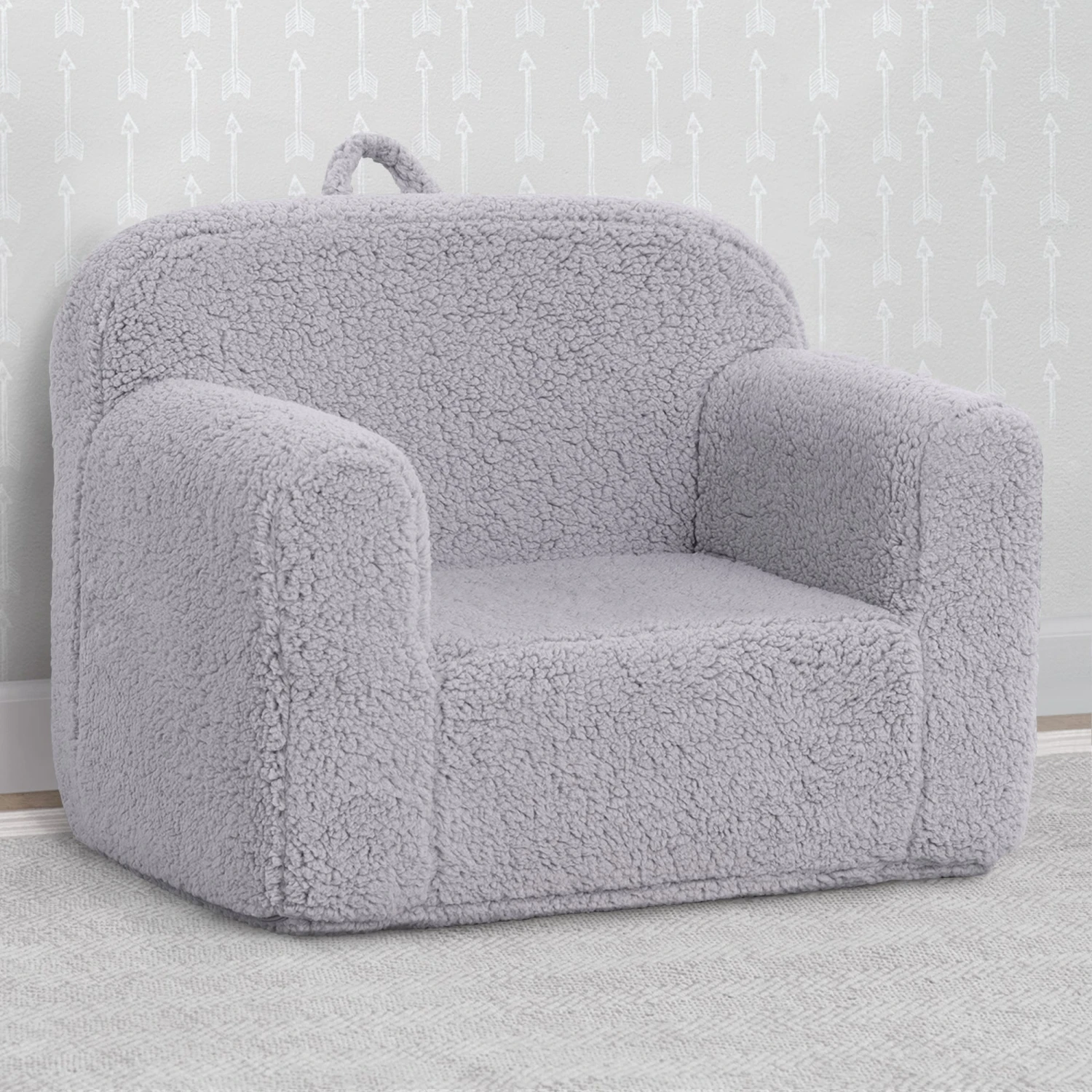 Delta Children Cozee Sherpa Chair For Kids 4 Delta Children Cozee Sherpa Chair For Kids - Image 4