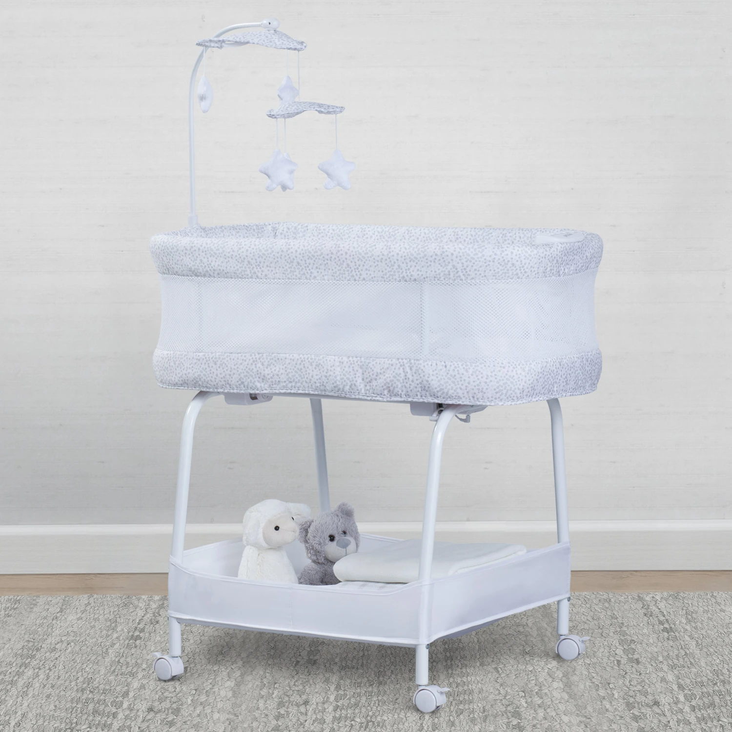 Delta Children SmartSleep Auto Glide Bassinet With Bluetooth 6 Delta Children SmartSleep Auto Glide Bassinet With Bluetooth - Image 6