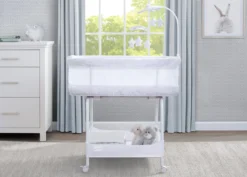 Delta Children SmartSleep Auto Glide Bassinet With Bluetooth