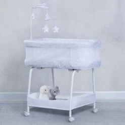Delta Children SmartSleep Auto Glide Bassinet With Bluetooth 10 Delta Children SmartSleep Auto Glide Bassinet With Bluetooth -Delta Children Sales Store 25031 2327 SmartsleepAutoglide Alloy Lifestyle 101