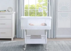 Nod Bassinet - Smart Sleeper Compatible With Amazon Alexa, Google Assistant And Delta Children Connect App