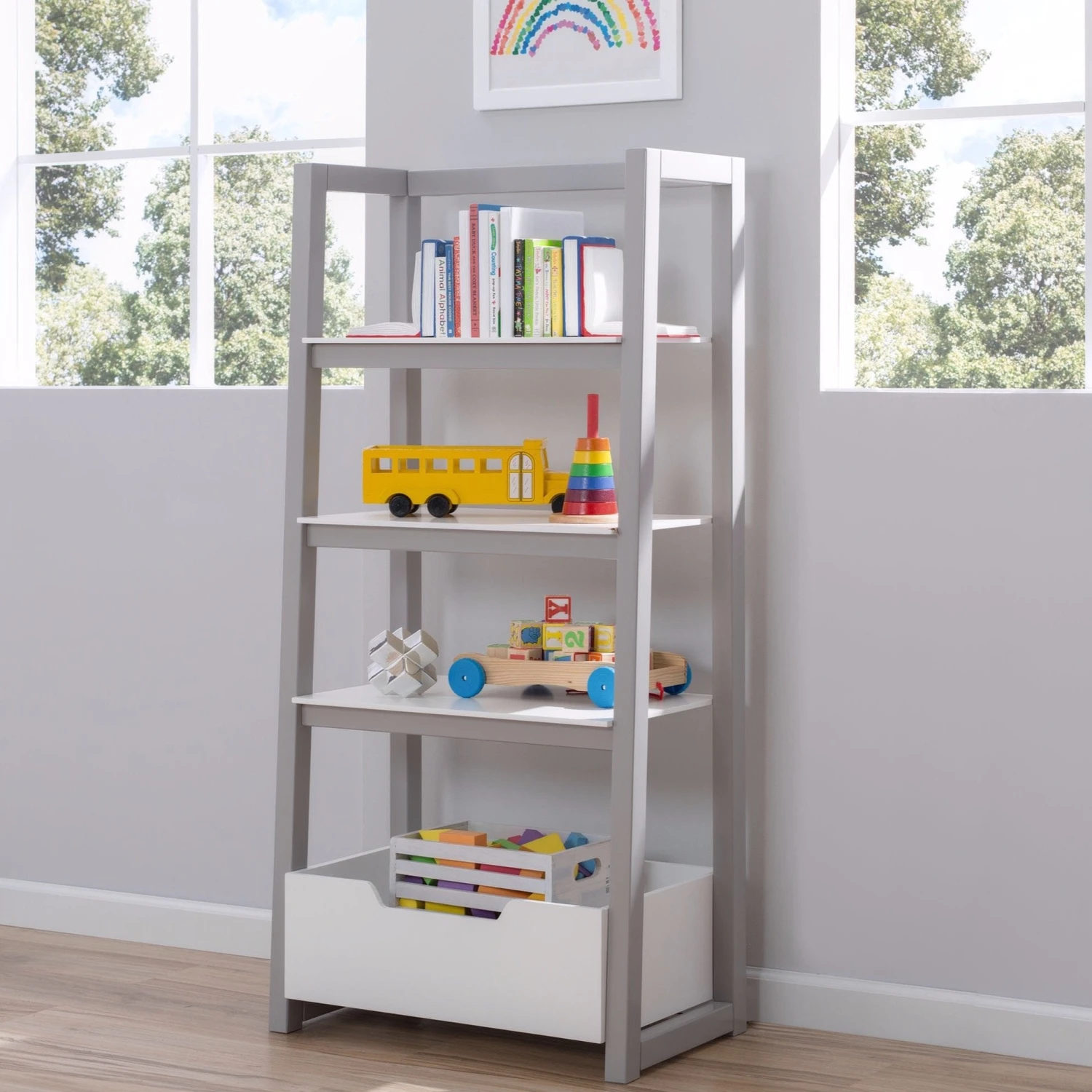 Delta Children Gateway Ladder Shelf 1 Delta Children Gateway Ladder Shelf