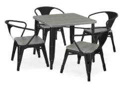 Delta Children Bistro Table And 4 Chair Set 31 Delta Children Bistro Table And 4 Chair Set -Delta Children Sales Store 560302 1438 Bistro Table Black wGrey Barnboard Silo 17 scaled