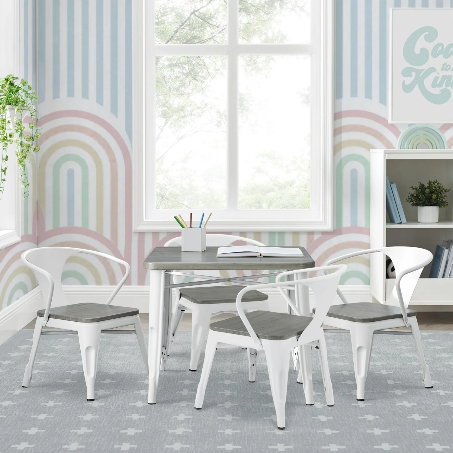 Delta Children Bistro Table And 4 Chair Set 5 Delta Children Bistro Table And 4 Chair Set - Image 5