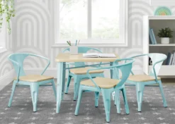 Delta Children Bistro Table And 4 Chair Set 25 Delta Children Bistro Table And 4 Chair Set -Delta Children Sales Store 560302 478 Bistro Table Aqua wNatural Lifestyle 08 scaled