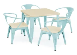 Delta Children Bistro Table And 4 Chair Set 26 Delta Children Bistro Table And 4 Chair Set -Delta Children Sales Store 560302 478 Bistro Table Aqua wNatural Silo 17 scaled