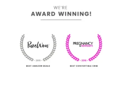 Delta Children Ava 3-in-1 Convertible Crib 30 Delta Children Ava 3-in-1 Convertible Crib -Delta Children Sales Store 6801 141 Ava3 in 1Crib Black Espresso Badges scaled