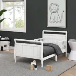 Delta Children Wood Sleigh Toddler Bed 15 Delta Children Wood Sleigh Toddler Bed -Delta Children Sales Store 7183 100 Sleigh Toddler Bed White Lifestyle 04 96fbde3a 2941 4d23 8344 f8c419f94374