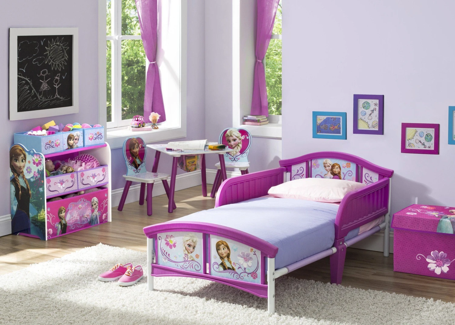 Delta Children Frozen Table & Chair Set With Storage 2 Delta Children Frozen Table & Chair Set With Storage - Image 2