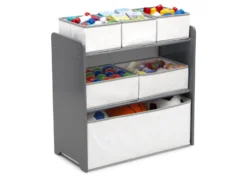 Delta Children 4-Piece Toddler Playroom Set 14 Delta Children 4-Piece Toddler Playroom Set -Delta Children Sales Store 99606GN grey multibin right props hi res scaled