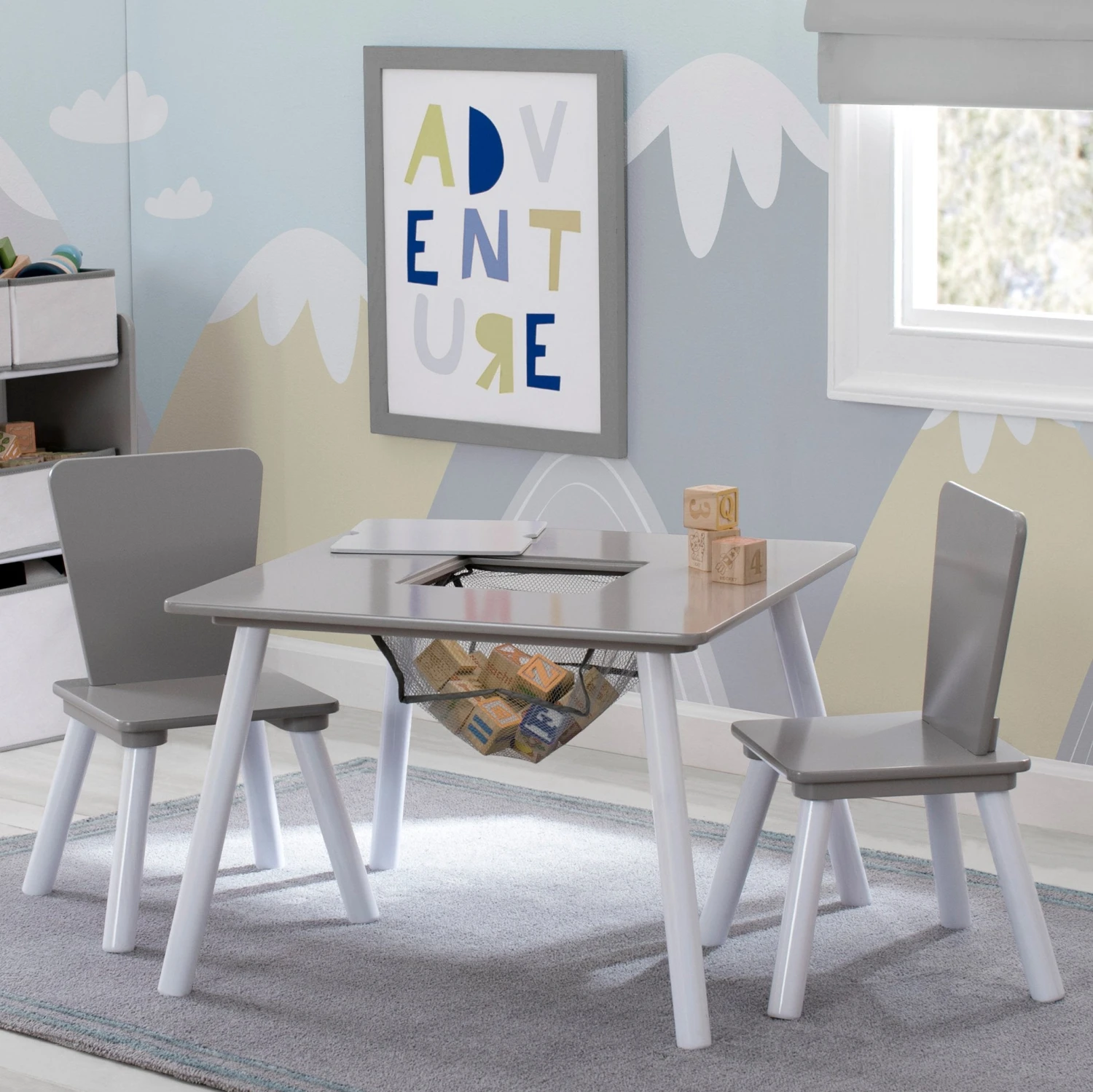 Delta Children 4-Piece Toddler Playroom Set 1 Delta Children 4-Piece Toddler Playroom Set