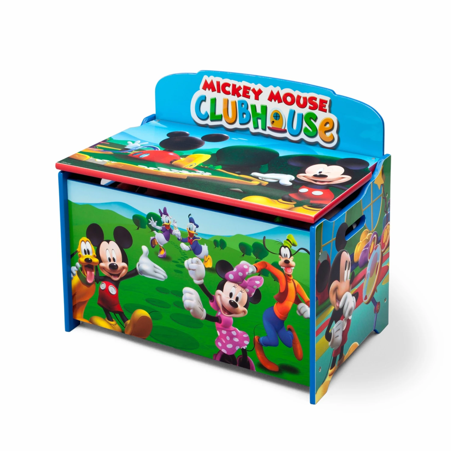 Delta Children Disney Mickey Mouse 4-Piece Playroom Set - Includes Table With 2 Chairs And Deluxe Toy Box 3 Delta Children Disney Mickey Mouse 4-Piece Playroom Set - Includes Table With 2 Chairs And Deluxe Toy Box - Image 3