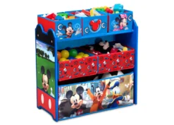 Delta Children Disney Mickey Mouse 5-Piece Toddler Bedroom Set - Includes Toddler Sleep And Play Bed, Table With 2 Chairs And 6 Bin Design And Store Toy Organizer 8 Delta Children Disney Mickey Mouse 5-Piece Toddler Bedroom Set - Includes Toddler Sleep And Play Bed, Table With 2 Chairs And 6 Bin Design And Store Toy Organizer -Delta Children Sales Store 99736MM 1051 bundle mickey silo 06 scaled