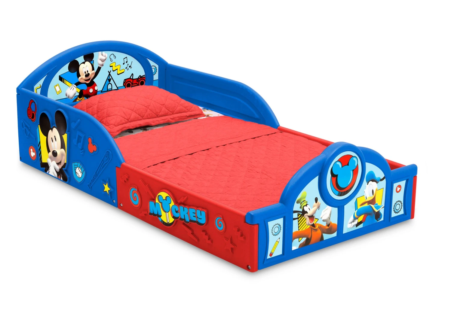 Delta Children Disney Mickey Mouse 5-Piece Toddler Bedroom Set - Includes Toddler Sleep And Play Bed, Table With 2 Chairs And 6 Bin Design And Store Toy Organizer 2 Delta Children Disney Mickey Mouse 5-Piece Toddler Bedroom Set - Includes Toddler Sleep And Play Bed, Table With 2 Chairs And 6 Bin Design And Store Toy Organizer - Image 2