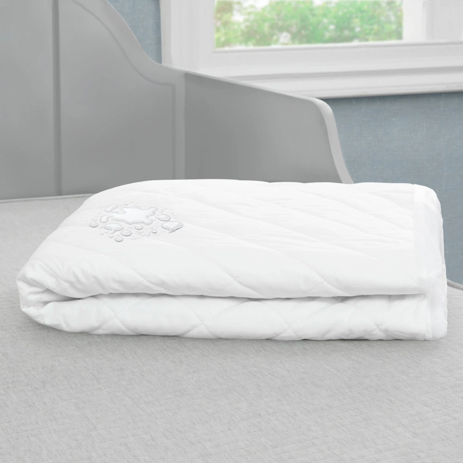 Luxury Fitted Mattress Pad Cover 6 Luxury Fitted Mattress Pad Cover - Image 6