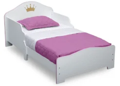Delta Children Princess Crown Wood Toddler Bed 7 Delta Children Princess Crown Wood Toddler Bed -Delta Children Sales Store BB81404GN princess wood toddler bed right hi res scaled