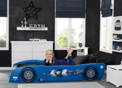 Delta Children Grand Prix Race Car Toddler-to-Twin Bed 31 Delta Children Grand Prix Race Car Toddler-to-Twin Bed -Delta Children Sales Store BB81424GN blue convertible twin room hi res copy scaled