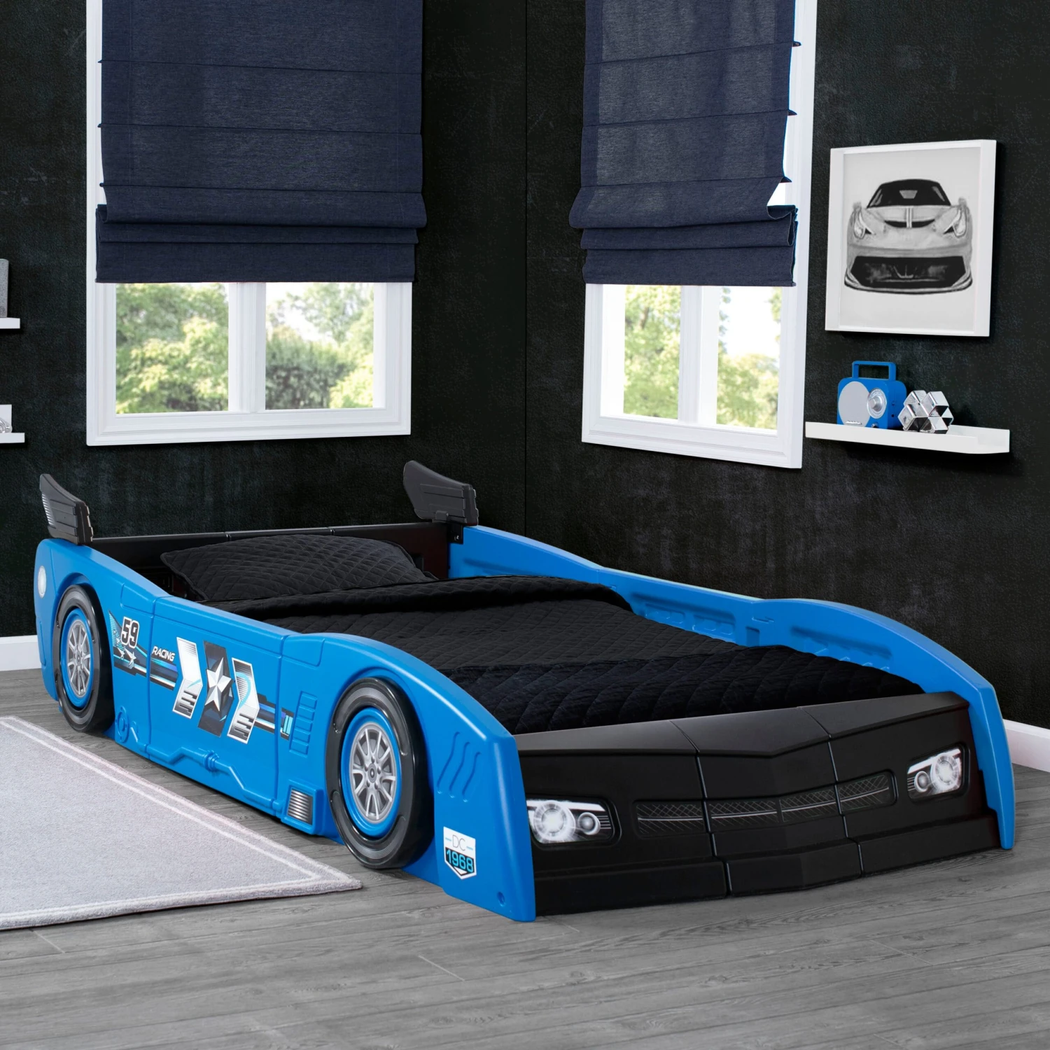 Delta Children Grand Prix Race Car Toddler-to-Twin Bed 11 Delta Children Grand Prix Race Car Toddler-to-Twin Bed - Image 11