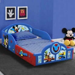 Delta Children Mickey Mouse Plastic Sleep And Play Toddler Bed