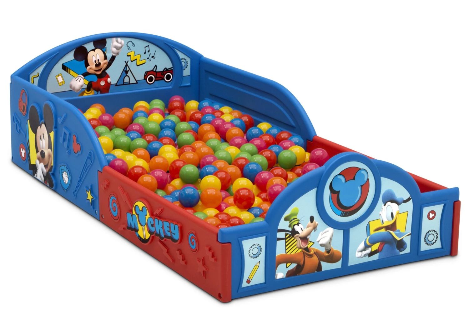 Delta Children Mickey Mouse Plastic Sleep And Play Toddler Bed 6 Delta Children Mickey Mouse Plastic Sleep And Play Toddler Bed - Image 6