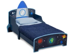 Delta Children Space Adventures Rocket Ship Wood Toddler Bed 8 Delta Children Space Adventures Rocket Ship Wood Toddler Bed -Delta Children Sales Store BB81445GN generic space wood toddler bed right 01 high res scaled