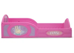 Delta Children Peppa Pig Plastic Sleep And Play Toddler Bed 15 Delta Children Peppa Pig Plastic Sleep And Play Toddler Bed -Delta Children Sales Store BB81454PG peppa sleep and play side1 hi res scaled
