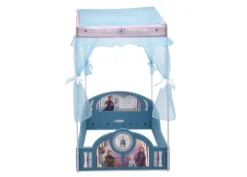 Disney Frozen II Plastic Sleep And Play Toddler Bed With Canopy By Delta Children 9 Disney Frozen II Plastic Sleep And Play Toddler Bed With Canopy By Delta Children -Delta Children Sales Store BB81462FZ frozen2 canopy bed front hi res scaled