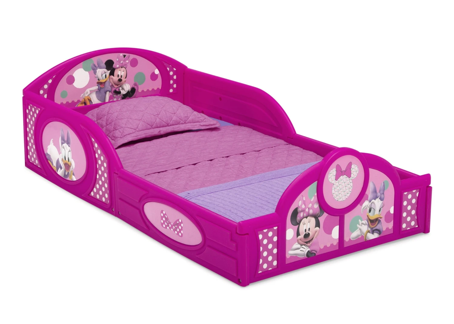 Delta Children Minnie Mouse Plastic Sleep And Play Toddler Bed 2 Delta Children Minnie Mouse Plastic Sleep And Play Toddler Bed - Image 2