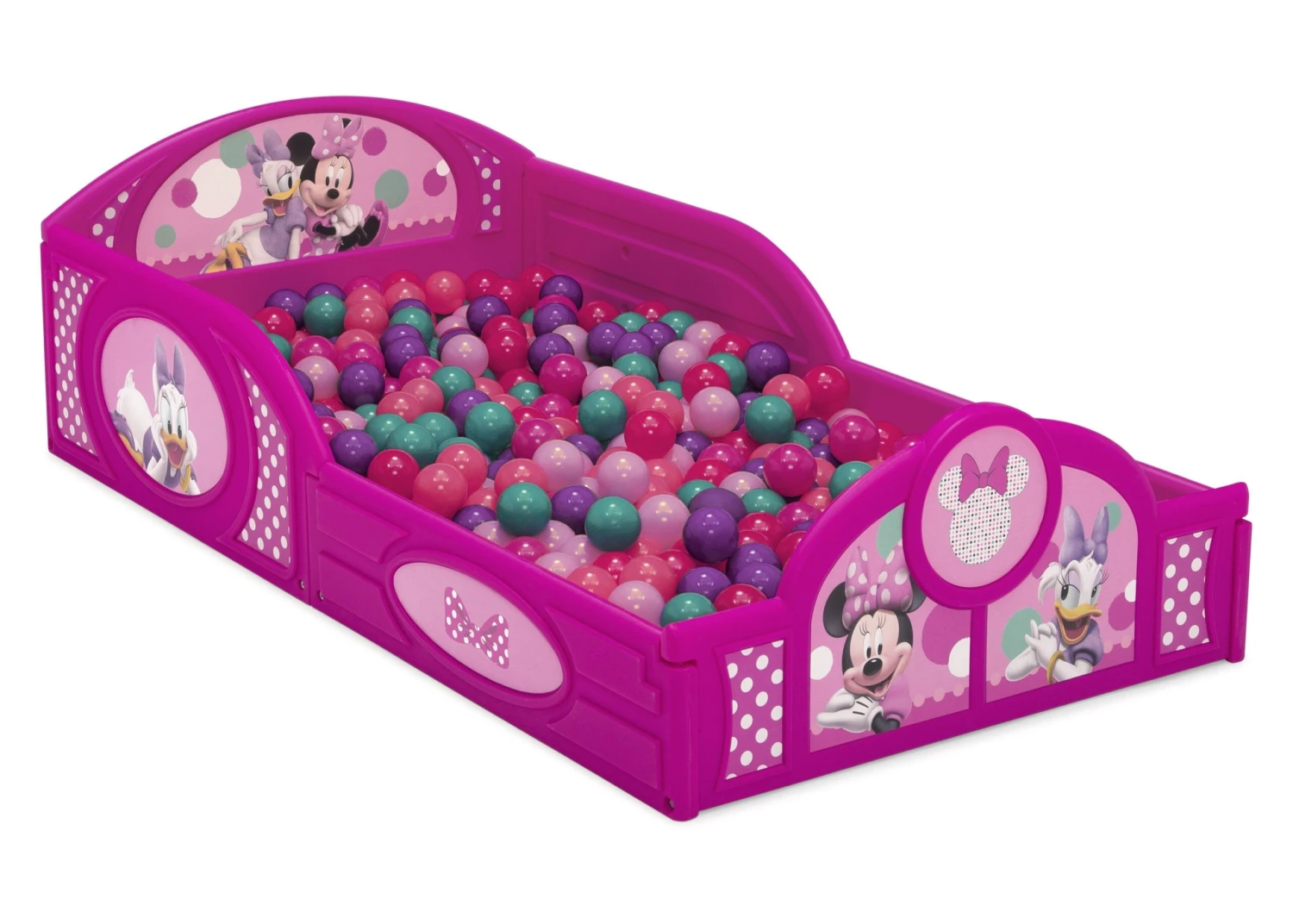 Delta Children Minnie Mouse Plastic Sleep And Play Toddler Bed 4 Delta Children Minnie Mouse Plastic Sleep And Play Toddler Bed - Image 4