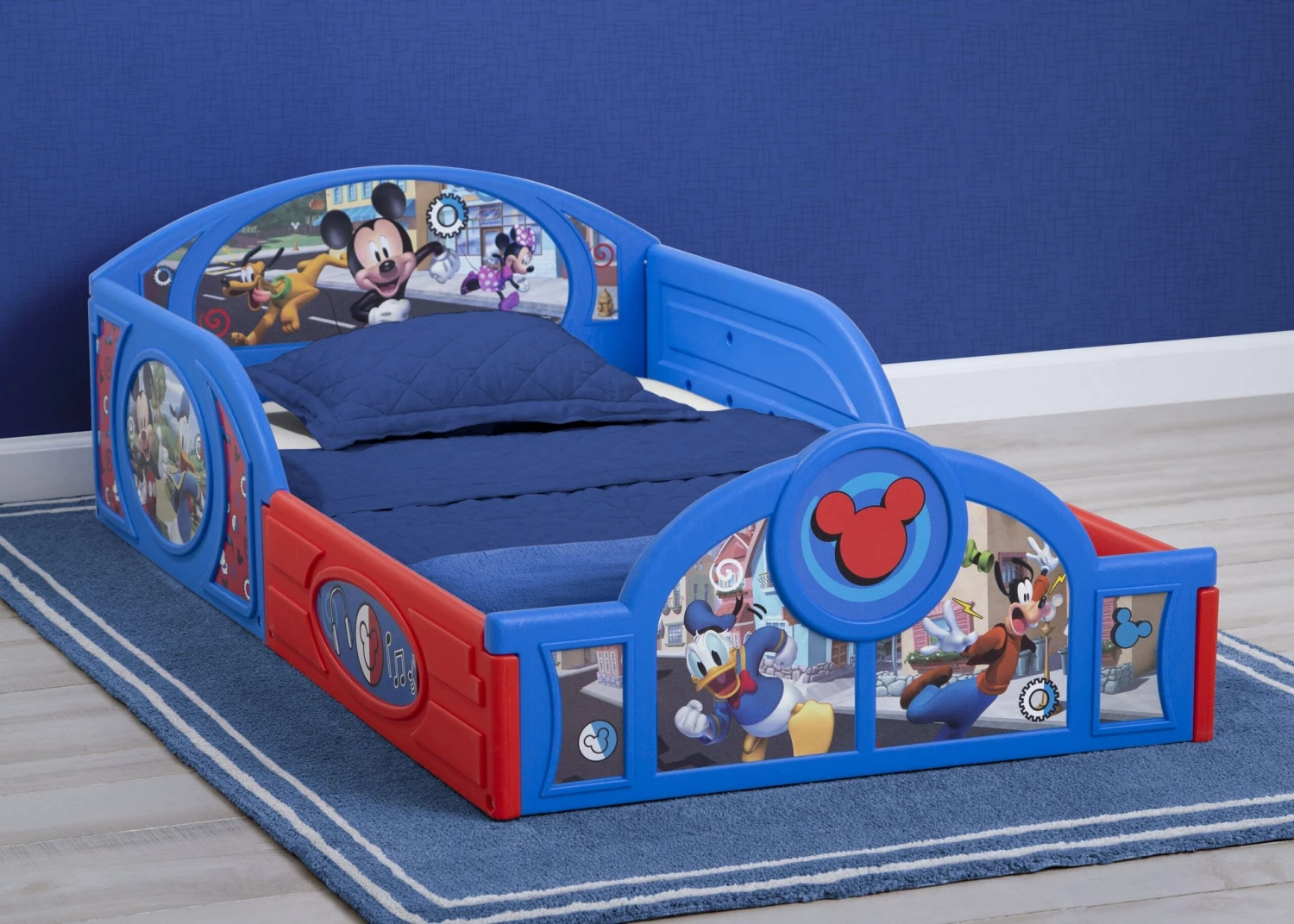 Delta Children Mickey Mouse Plastic Sleep And Play Toddler Bed 2 Delta Children Mickey Mouse Plastic Sleep And Play Toddler Bed - Image 2