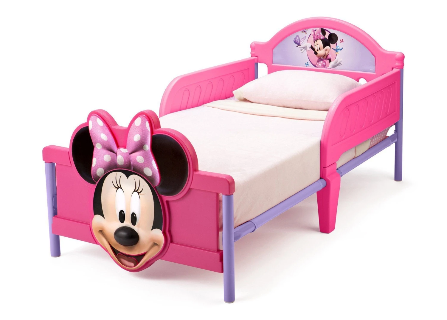 Delta Children Minnie Mouse Plastic 3D Toddler Bed 4 Delta Children Minnie Mouse Plastic 3D Toddler Bed - Image 4