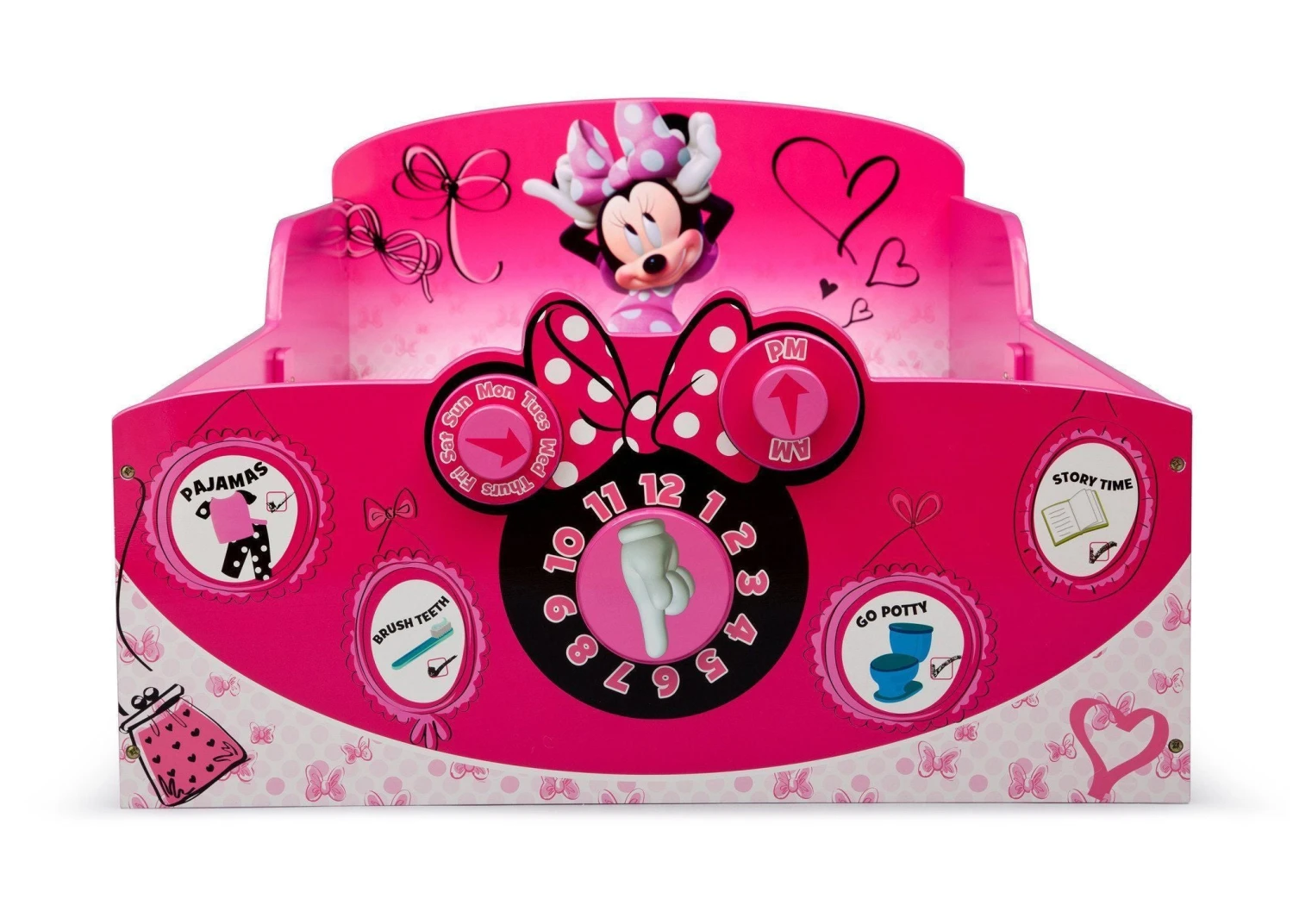 Delta Children Minnie Mouse Interactive Wood Toddler Bed 5 Delta Children Minnie Mouse Interactive Wood Toddler Bed - Image 5