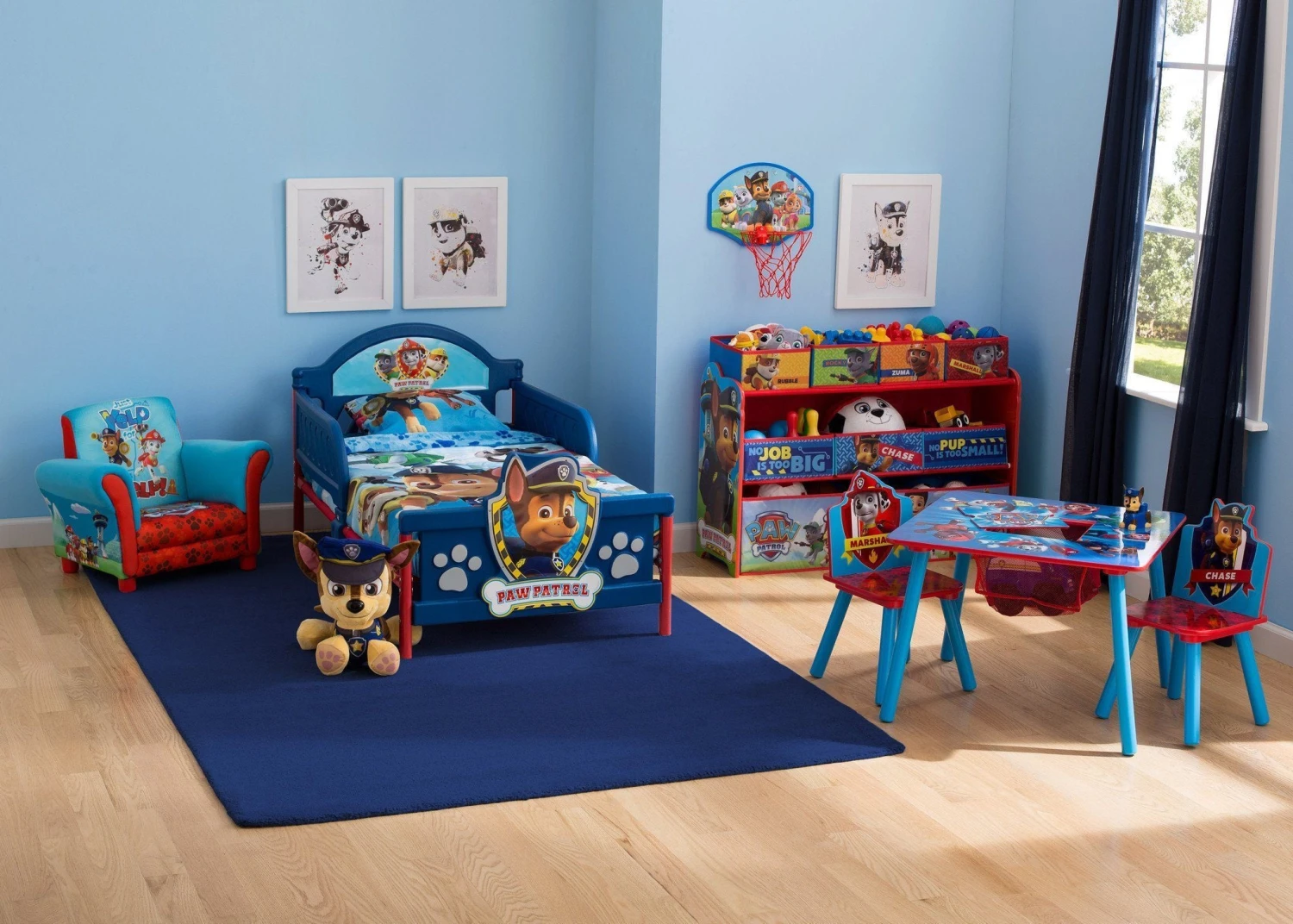 Delta Children PAW Patrol Plastic 3D Toddler Bed 2 Delta Children PAW Patrol Plastic 3D Toddler Bed - Image 2