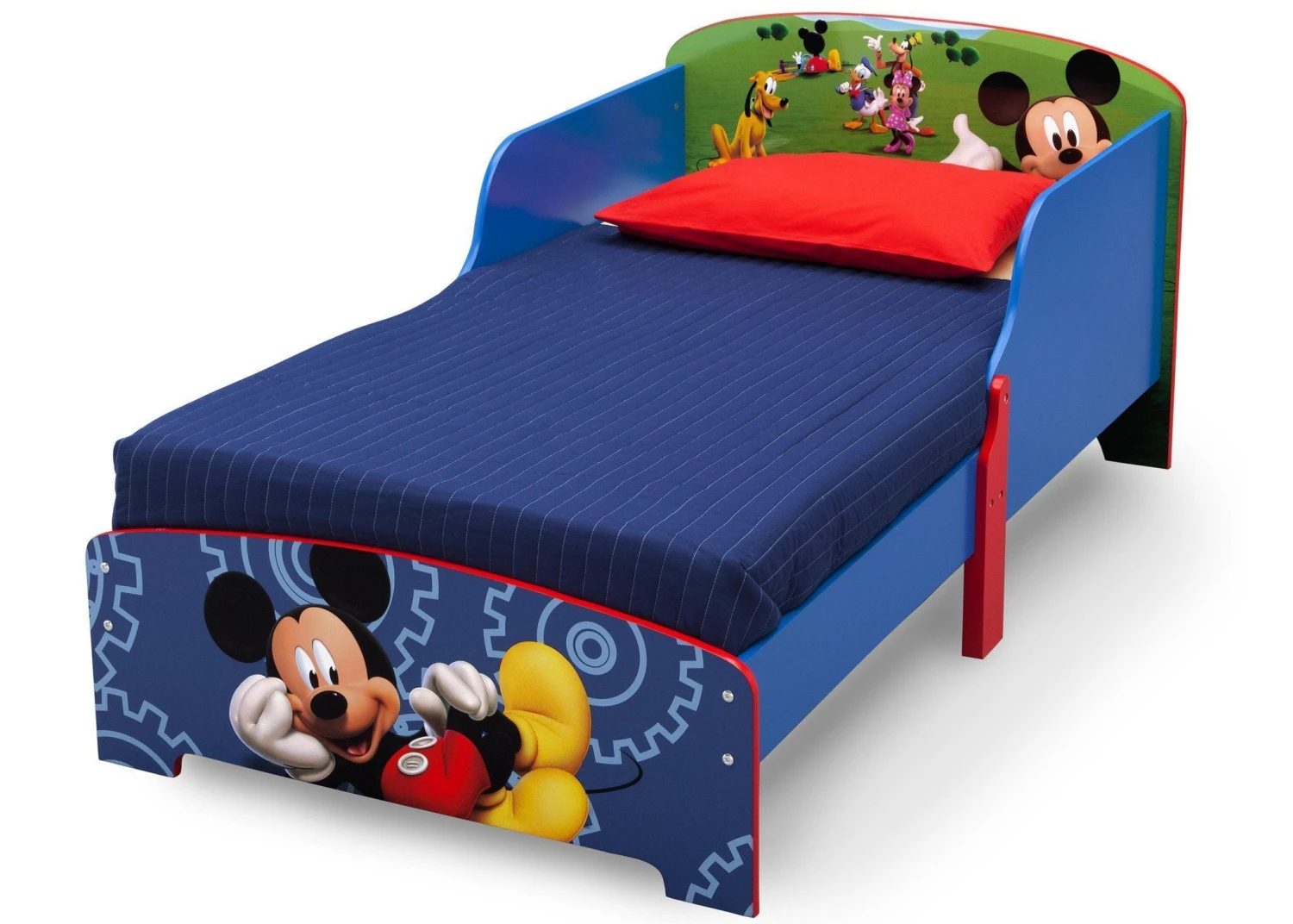 Delta Children Mickey Mouse Wood Toddler Bed 4 Delta Children Mickey Mouse Wood Toddler Bed - Image 4